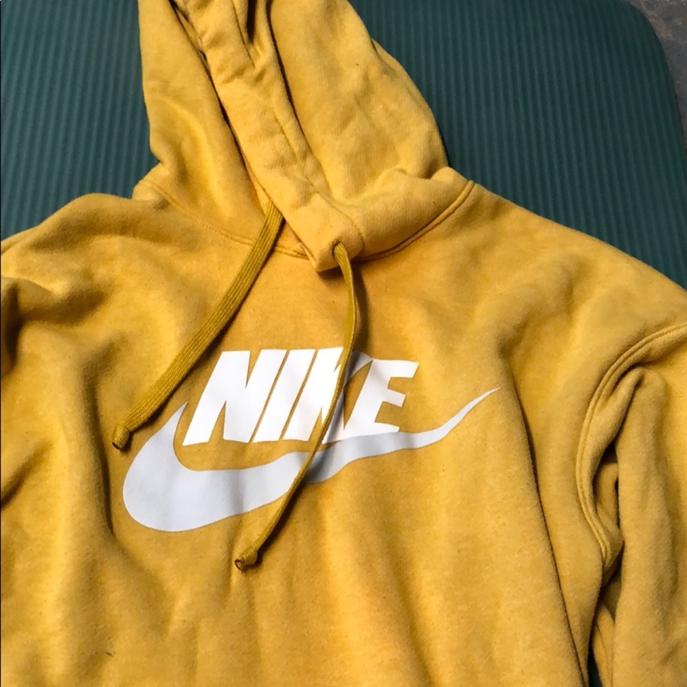 Yellow Nike hoodie